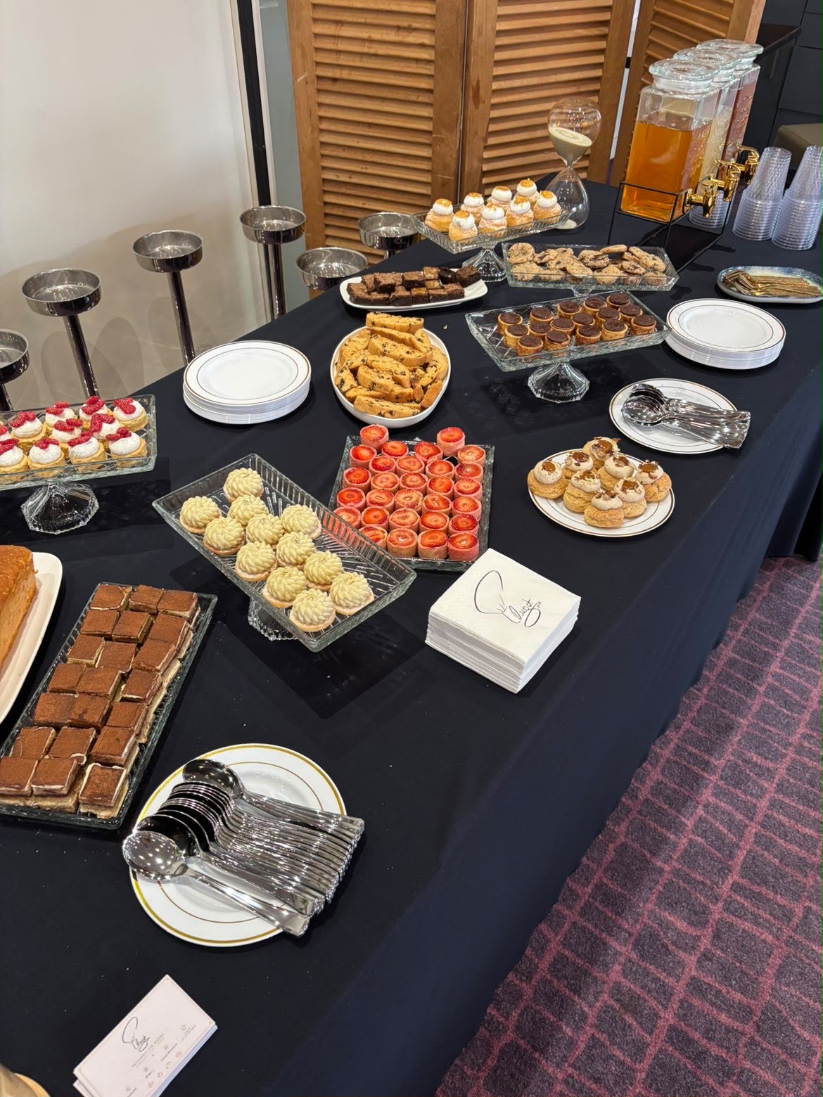 Buffet desserts Ougot en réception