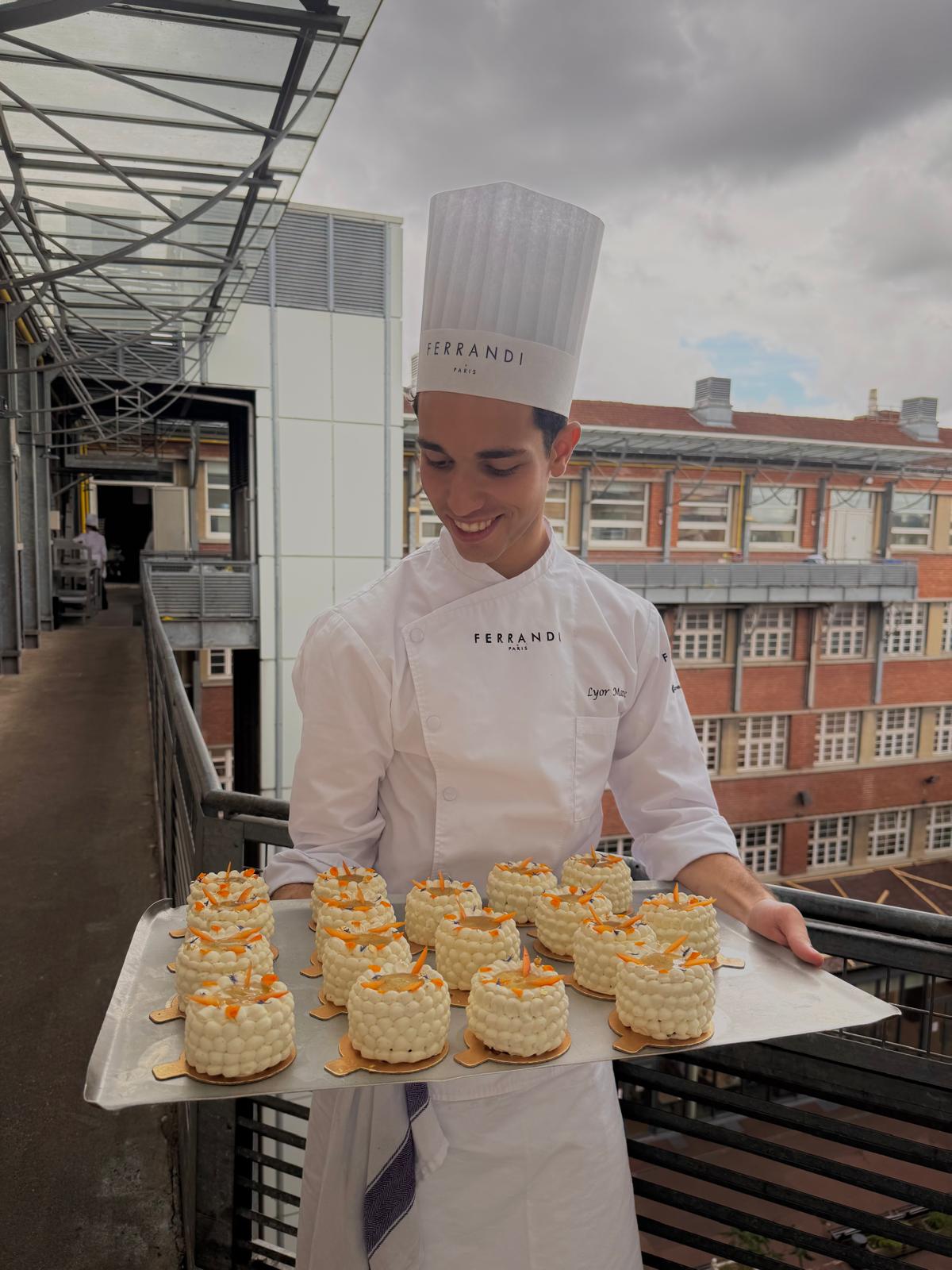 Le chef pâtissier d'Ougot, formé à Ferrandi Paris