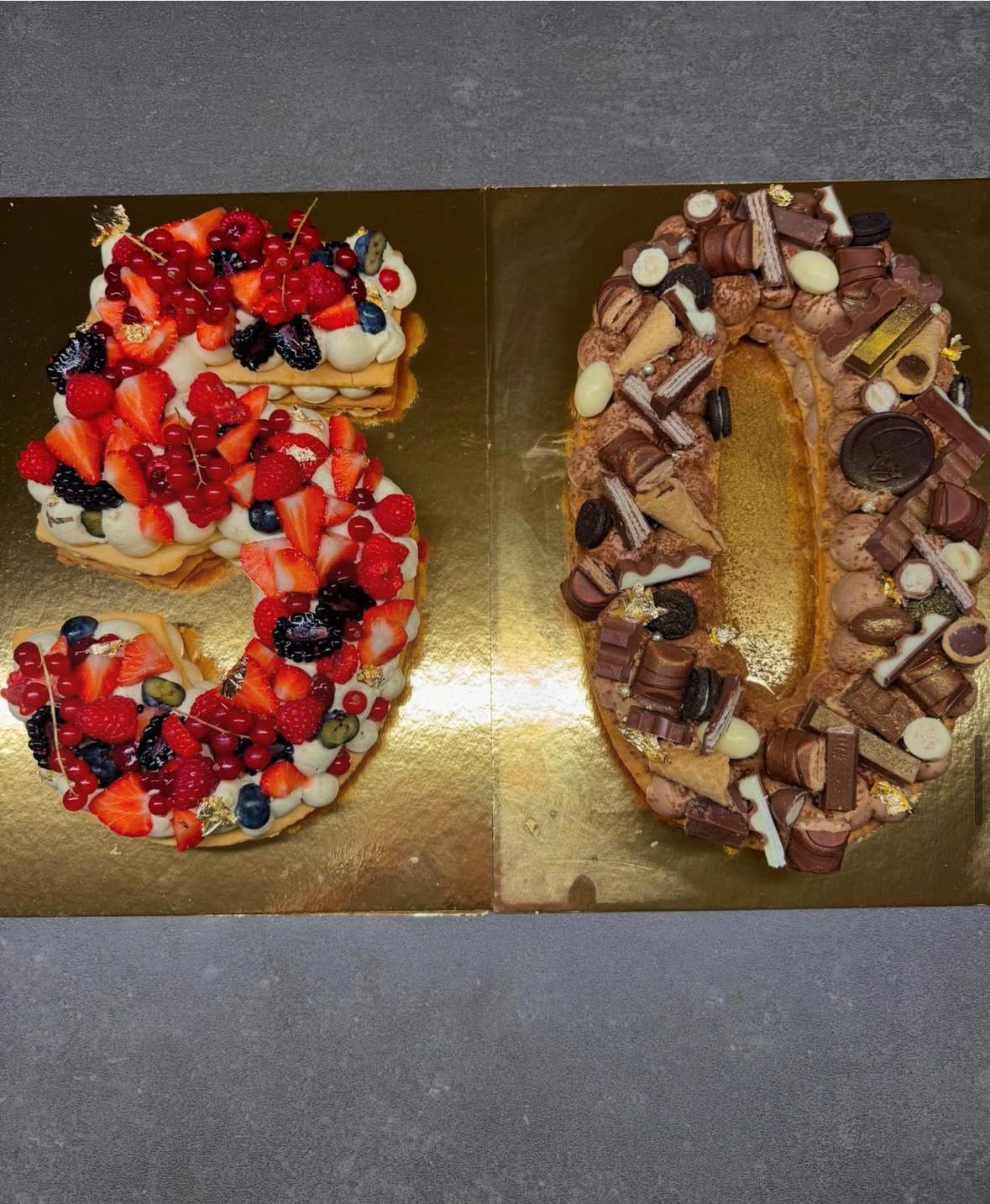Number cake personnalisé